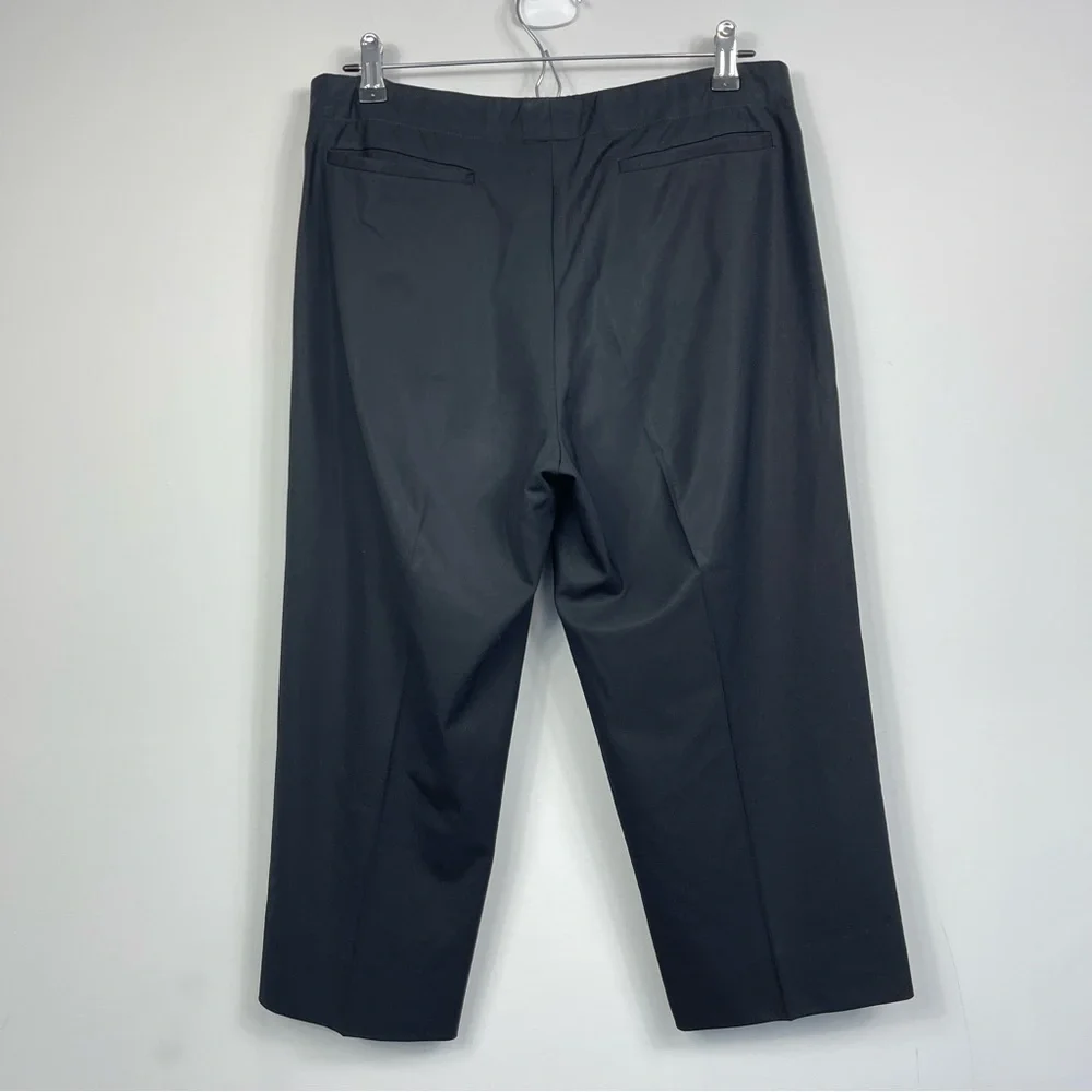 Gucci Vintage Black Wool Blend High Waisted Crop Ankle Pants Trousers Italy 42 M - Picture 6 of 16